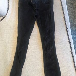 Black corduroy pants